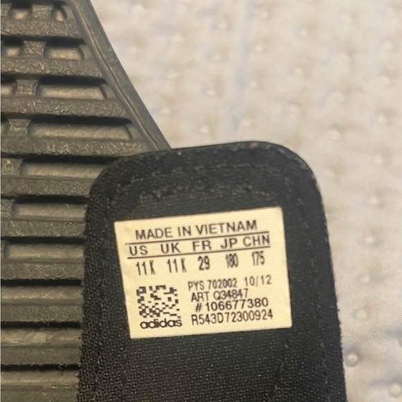 ADIDAS kids unisex slides size 11K - Picture 6 of 8